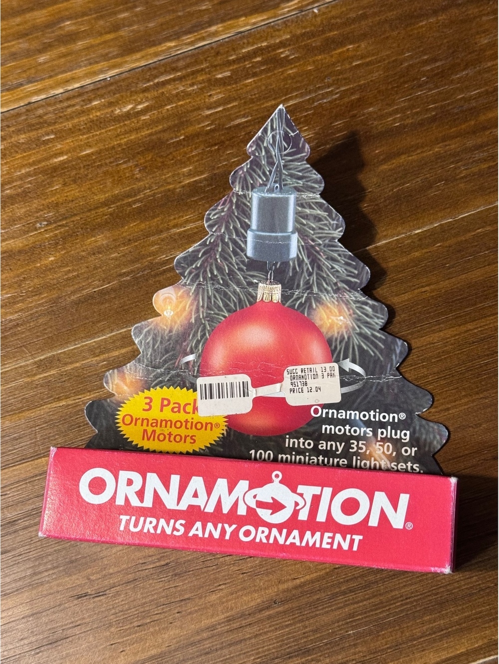Vintage 1998 Ornamotion Ornament Motors 3 Pack Midwest Cannon Falls Christmas